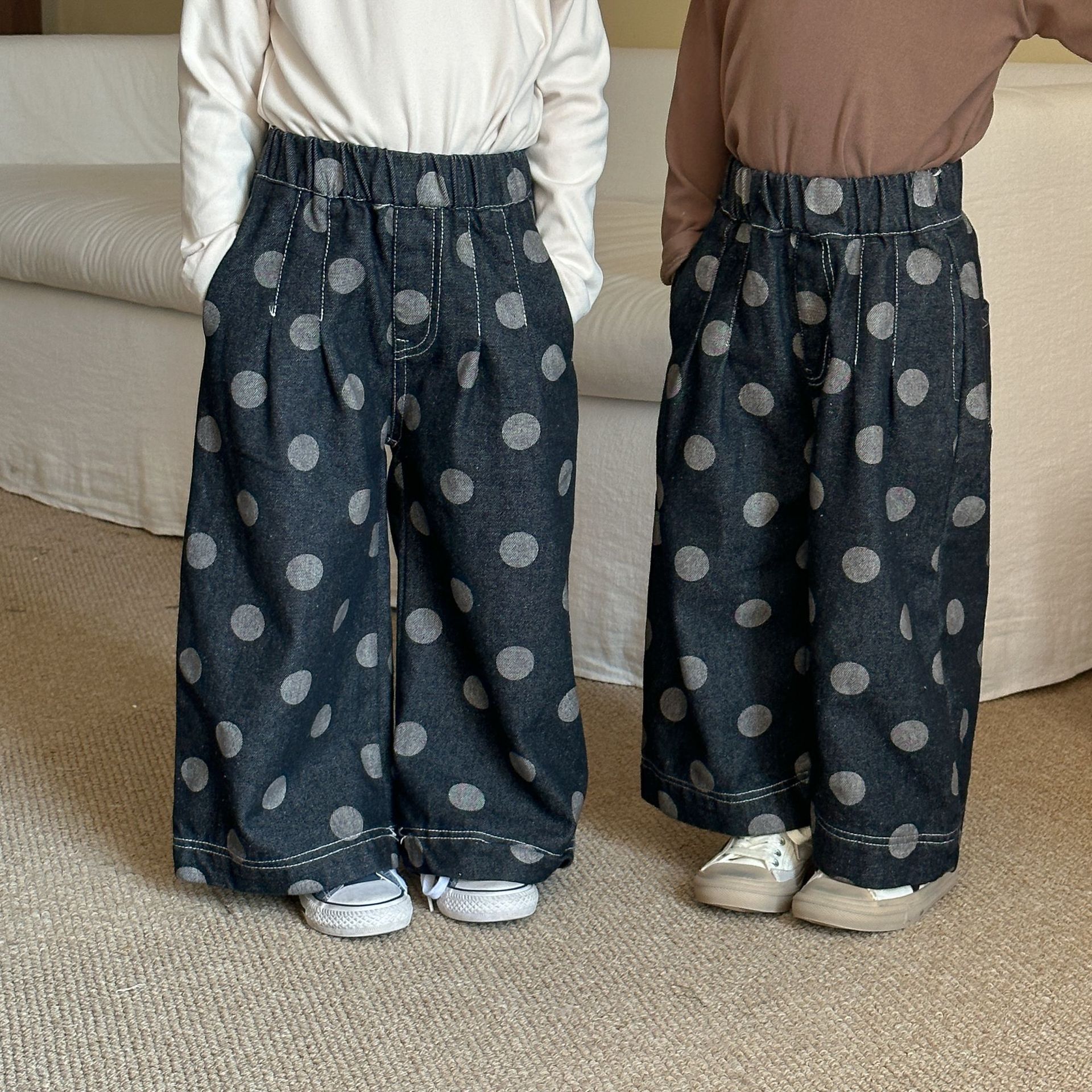 秋季大圓點寬褲(80-150)