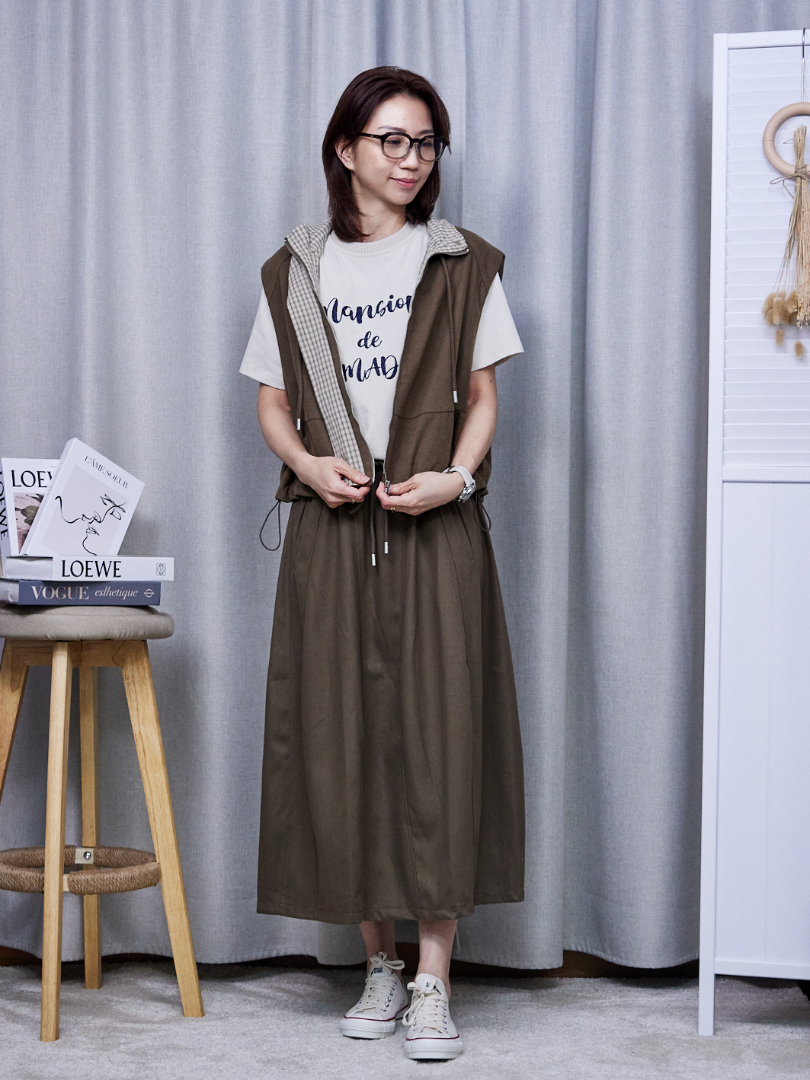 打造立體穿搭層次背心