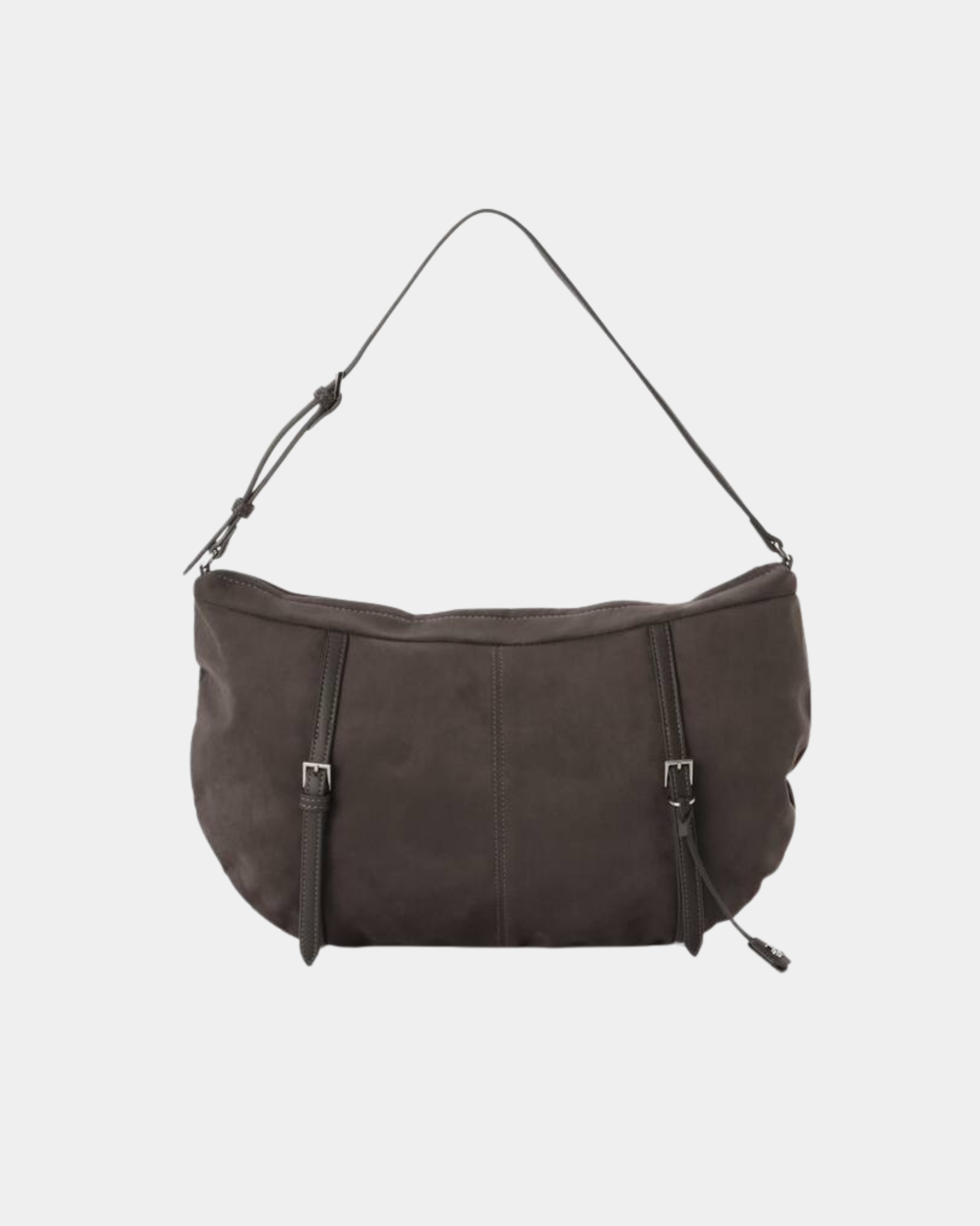 Knuth Marf - suede moon bag / 2COLORS