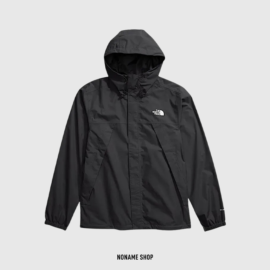 THE NORTH FACE ANTORA TNF 經典LOGO 防水 防風 連帽 外套 黑色 (男款)