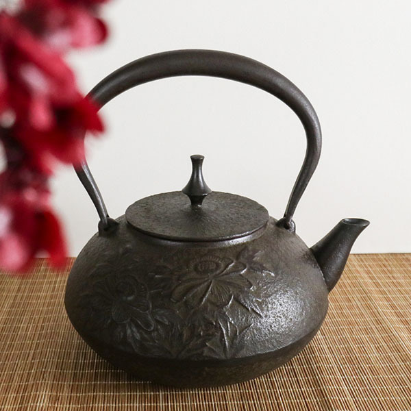 福介商店｜【佐藤勝久】平丸型牡丹鐵壺1.5L