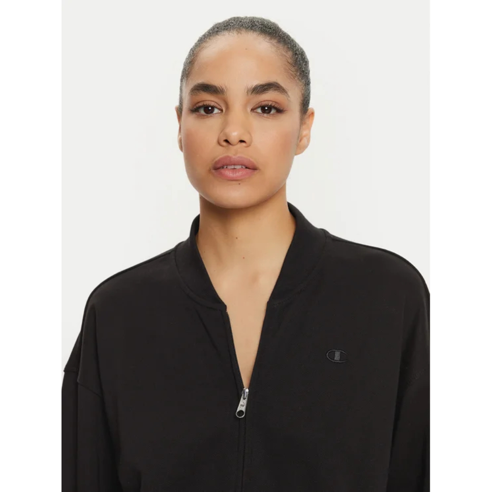 女款 -LEGACY 簡約棉質MA-1飛行夾克-黑色（117542-KK001）