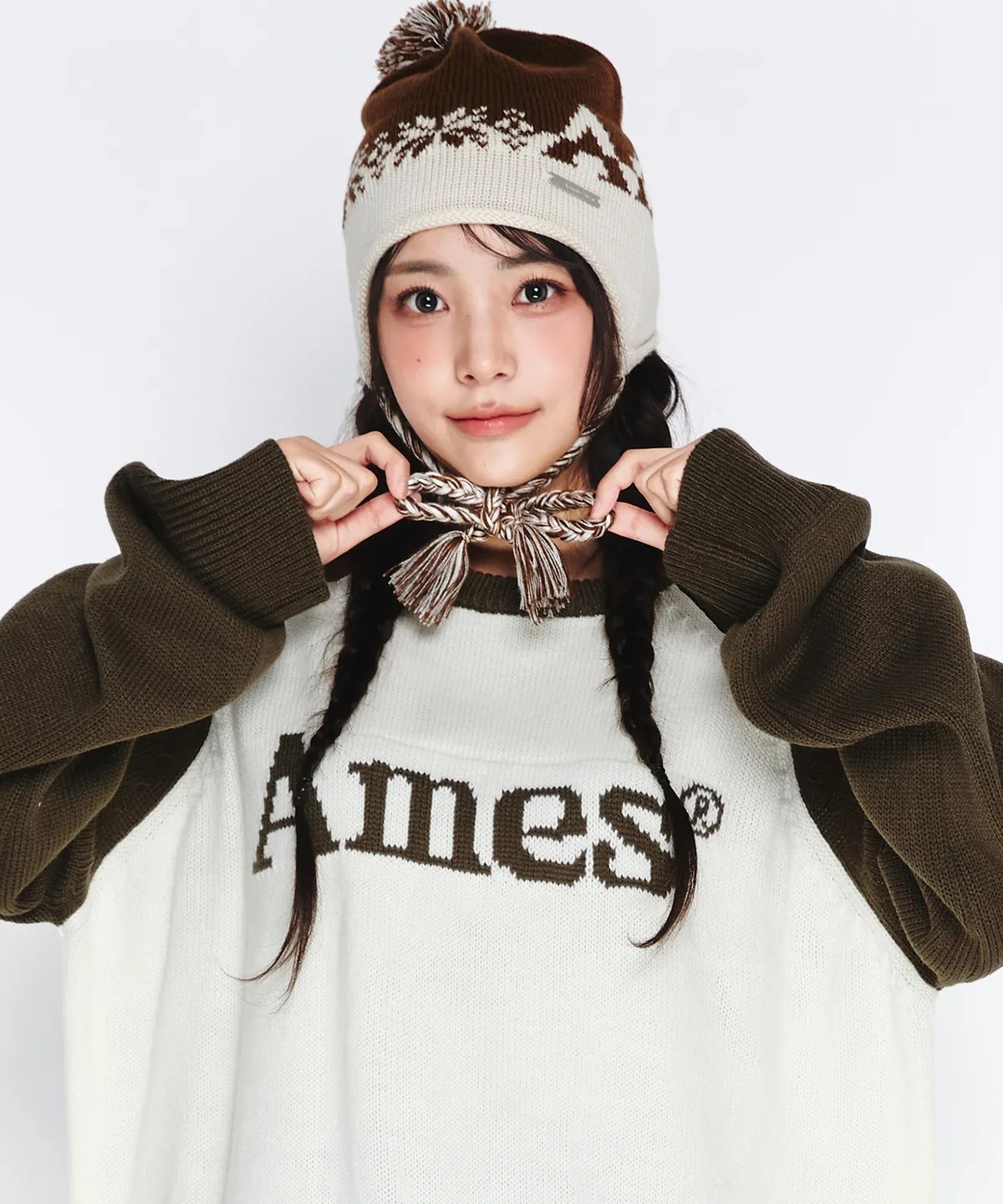 AMES WORLDWIDE BASIC RAGLAN PULLOVER KNIT