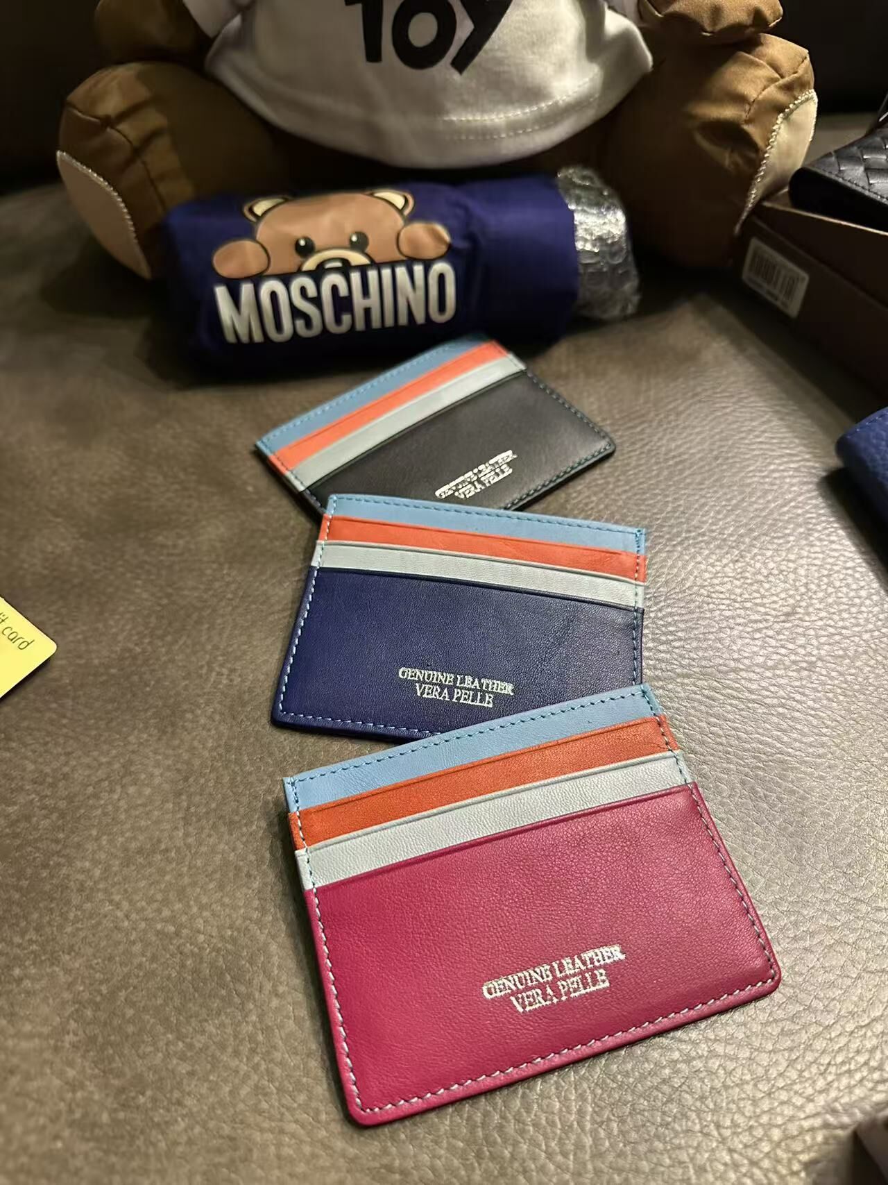 【現貨】意大利皮具 LL102731 拼色卡套