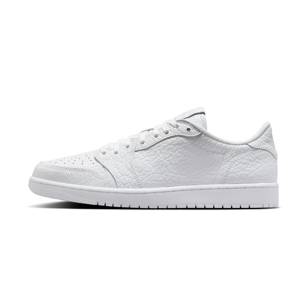 Nike Air Jordan 1 Retro Low Ns 男鞋 白色 無勾 皮革 運動 休閒鞋 872782-100