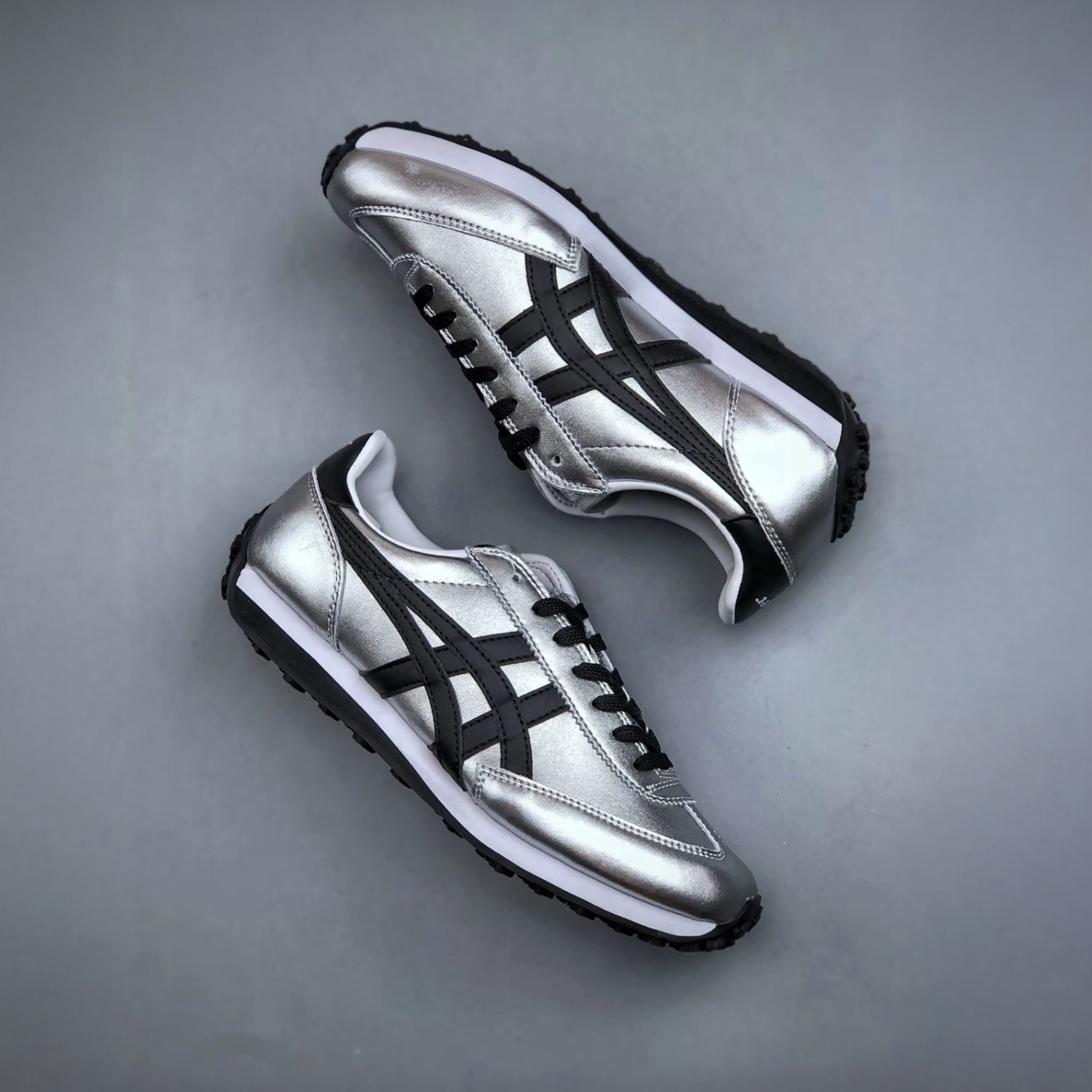 NICEDAY 代購 Onitsuka Tiger 鬼塚虎 EDR 78 銀黑 黑銀 復古 銀 男女鞋 1183C530-020