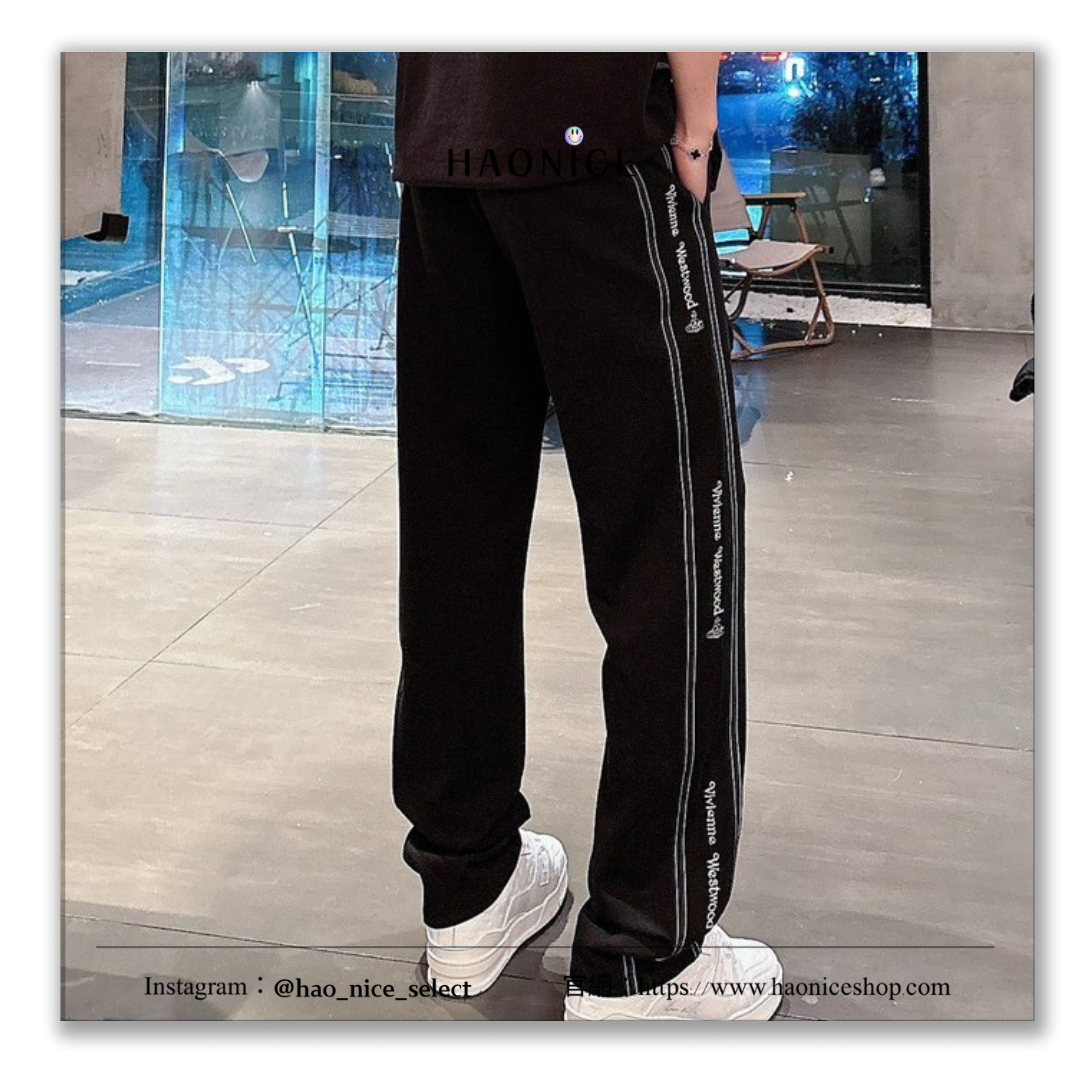 【HAO NICE 】 100%正品🇬🇧 vivienne westwood西太后 25FW秋冬新款 簡約素色 修身休閒褲❤️