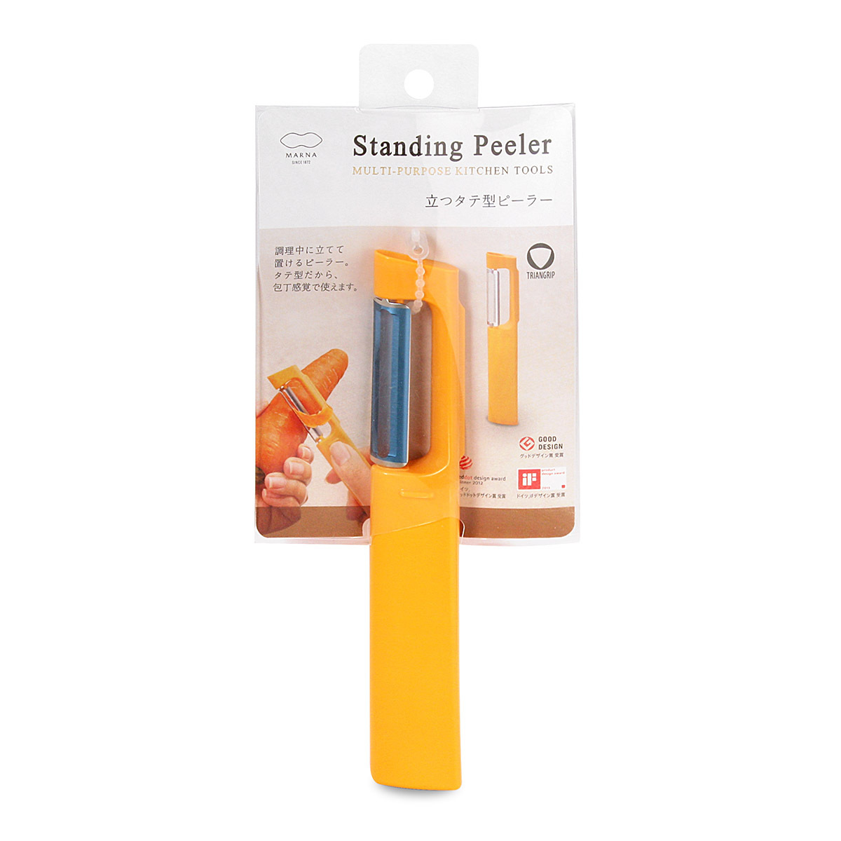 日本 MARNA 15.4cm 削皮器 -K218Y