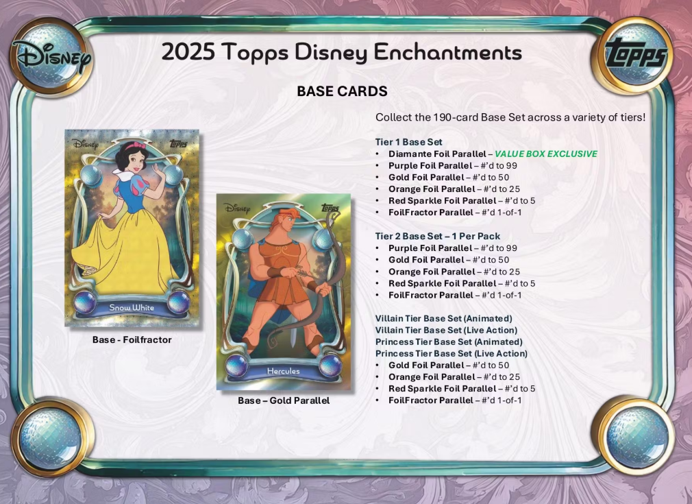 2025 Topps Disney Wonder Winter Mega Box