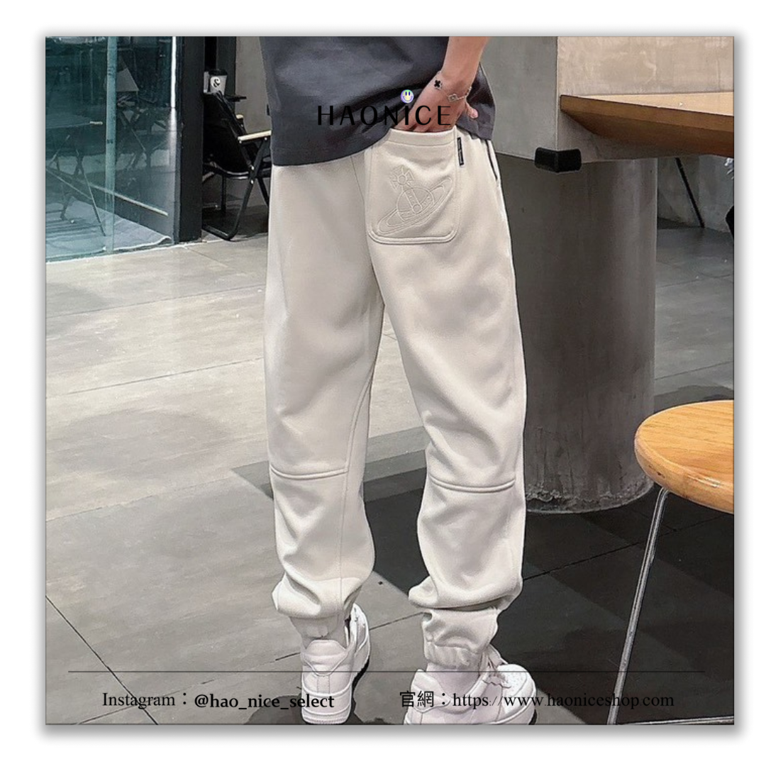 【HAO NICE 】 100%正品🇬🇧vivienne westwood西太后 25FW秋冬新款 簡約素色棉褲 高級感🈵🈵