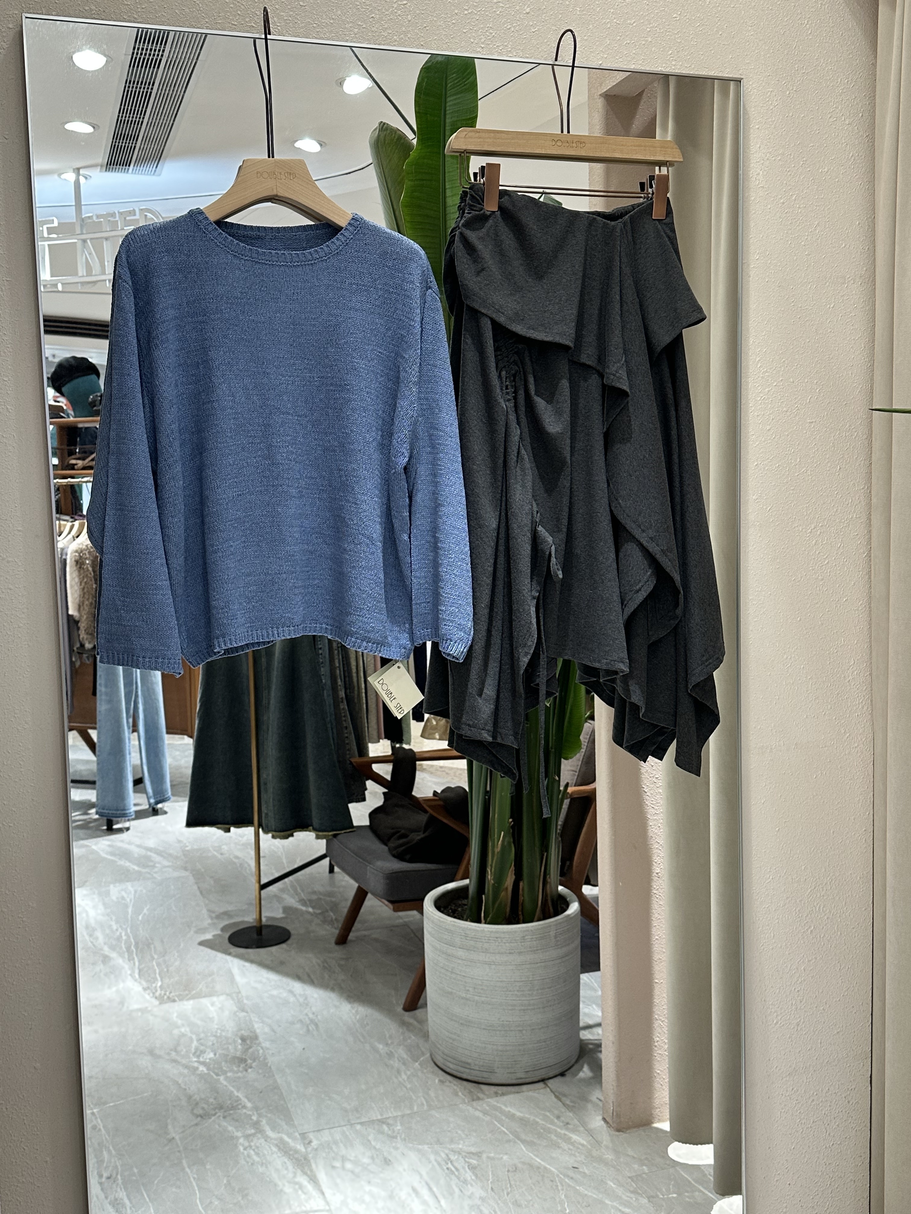 垂墜感不規則布裙 - SK53803