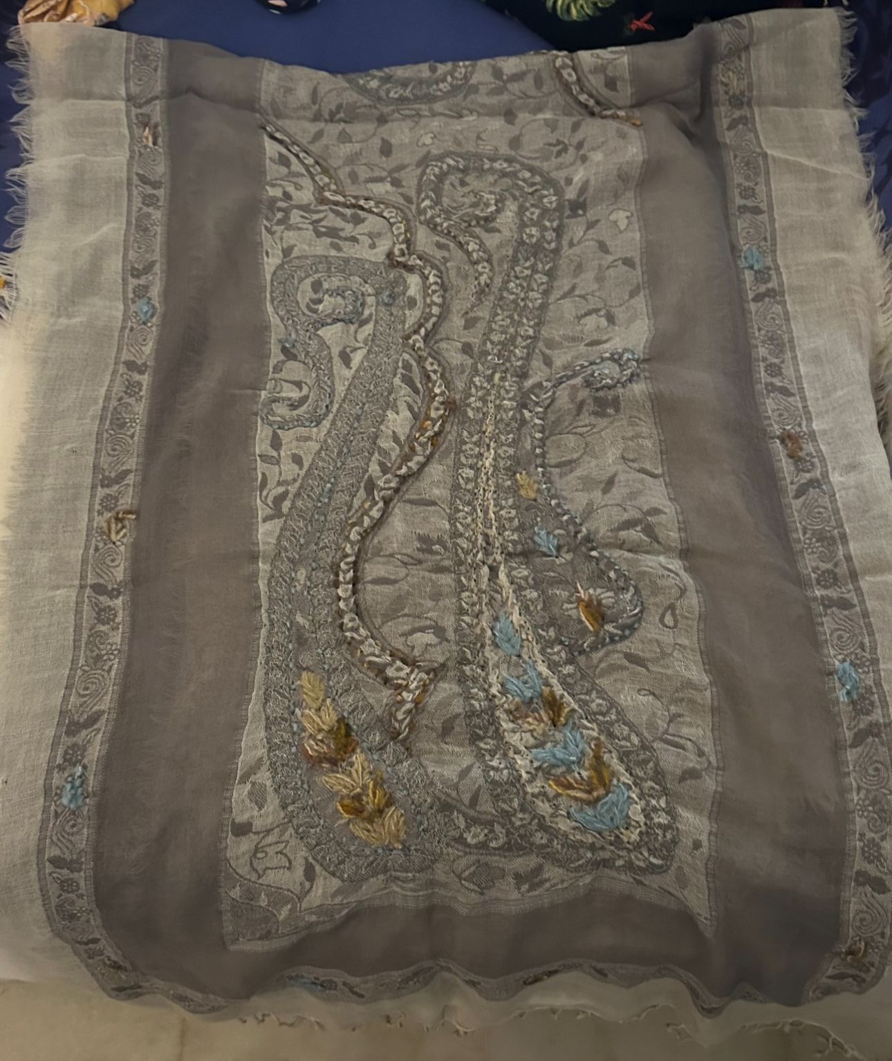 [訂貨] (印度直送 大約3-5星期) Macrame scarf - K161 (1027live)