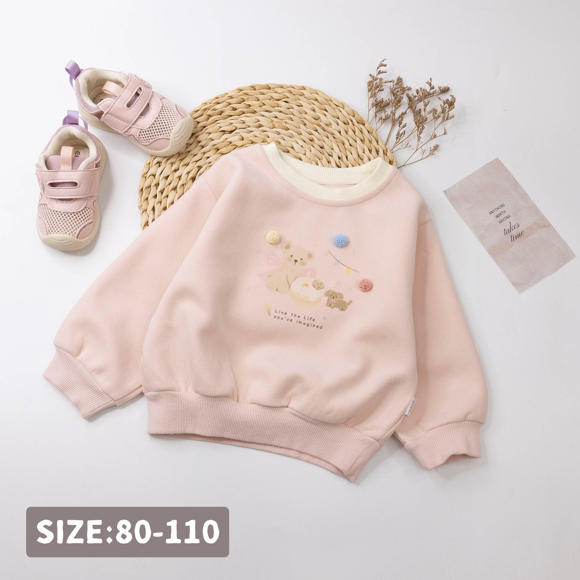 【H55502】熊熊生日快樂上衣