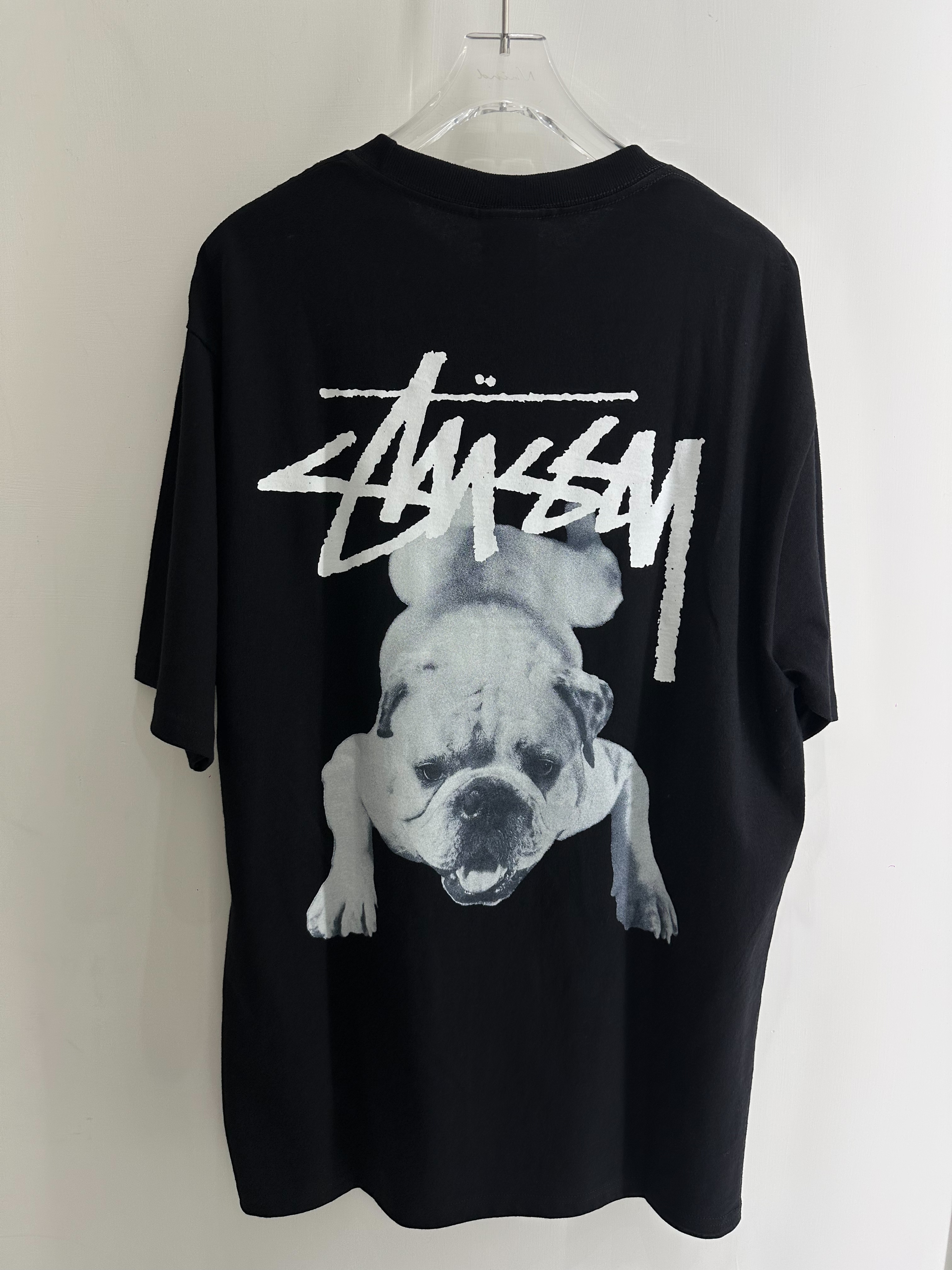 STUSSY STOCK DOG TEE 法鬥 法國鬥牛犬 狗狗 LOGO 短T