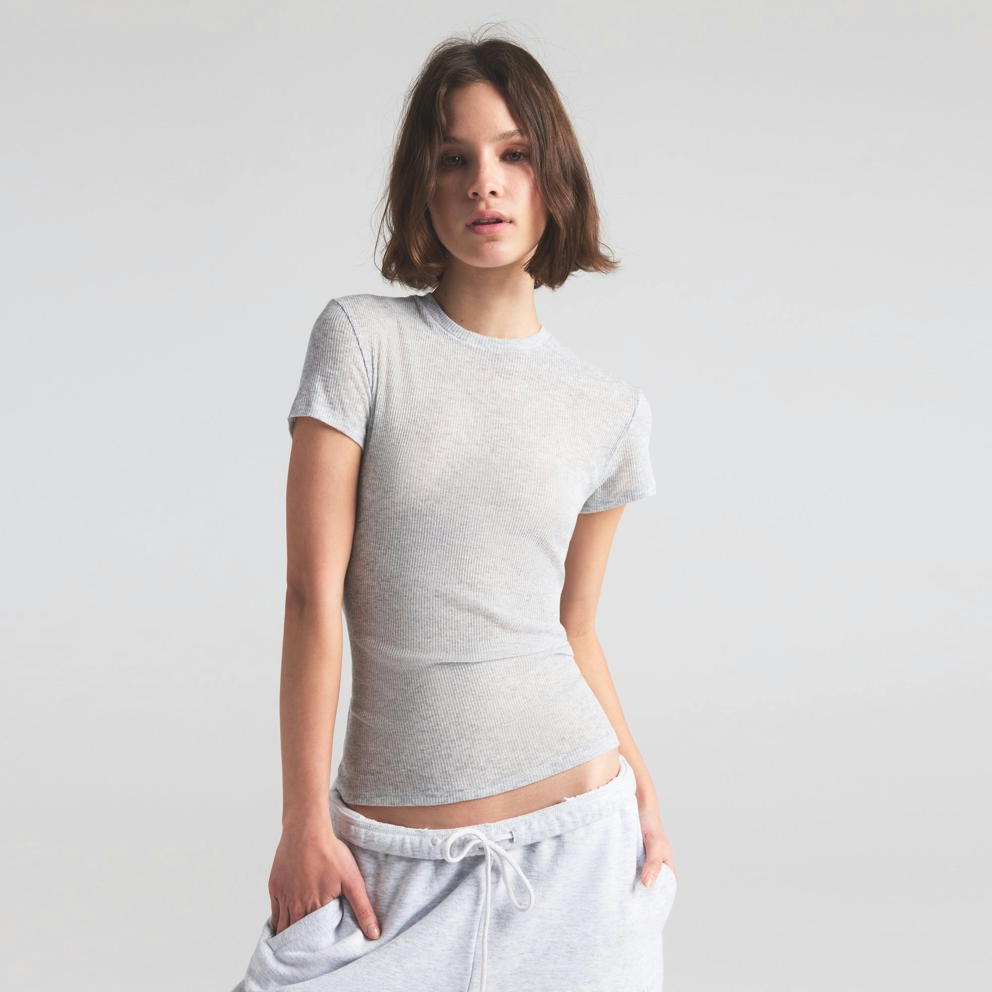 Sheer Cotton T-Shirt