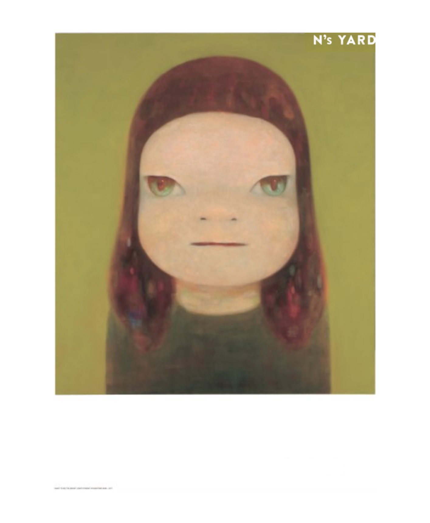 奈良美智 Yoshitomo NARA - I Want To See The Bright Lights Tonight (Poster)