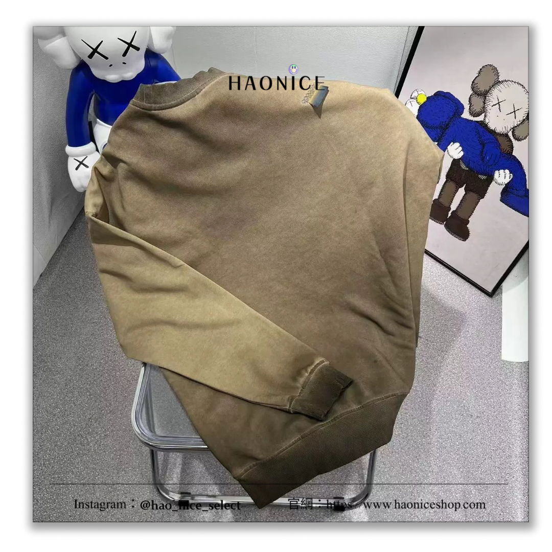 【HAO NICE 】 100%韓國🇰🇷正品 ADER ERROR SMALL  25FW 秋冬新款❄️復古風水洗扎染漸 大學T❤️