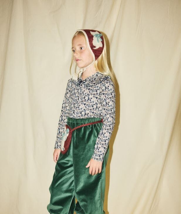 Misha & Puff 小貓綁帶頭圍巾 Kitten Headwarmer - Madder Root