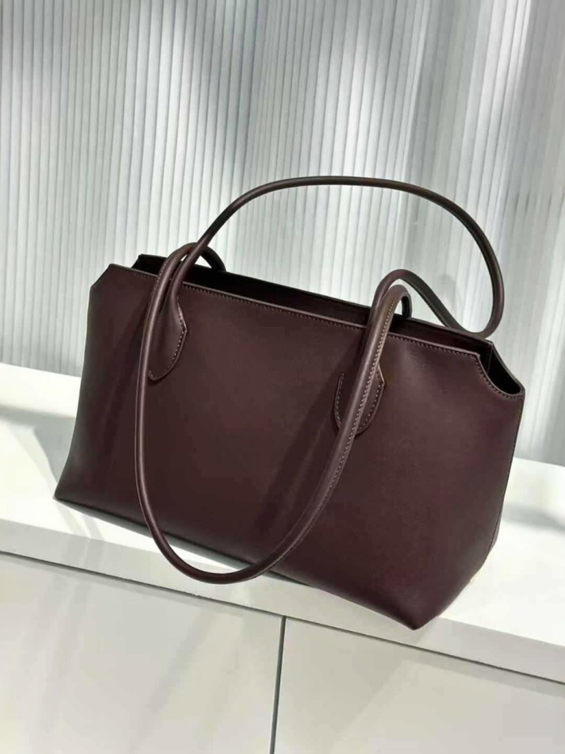 Tatiana 簡奢皮革長提包 [ 2色 / Free ]