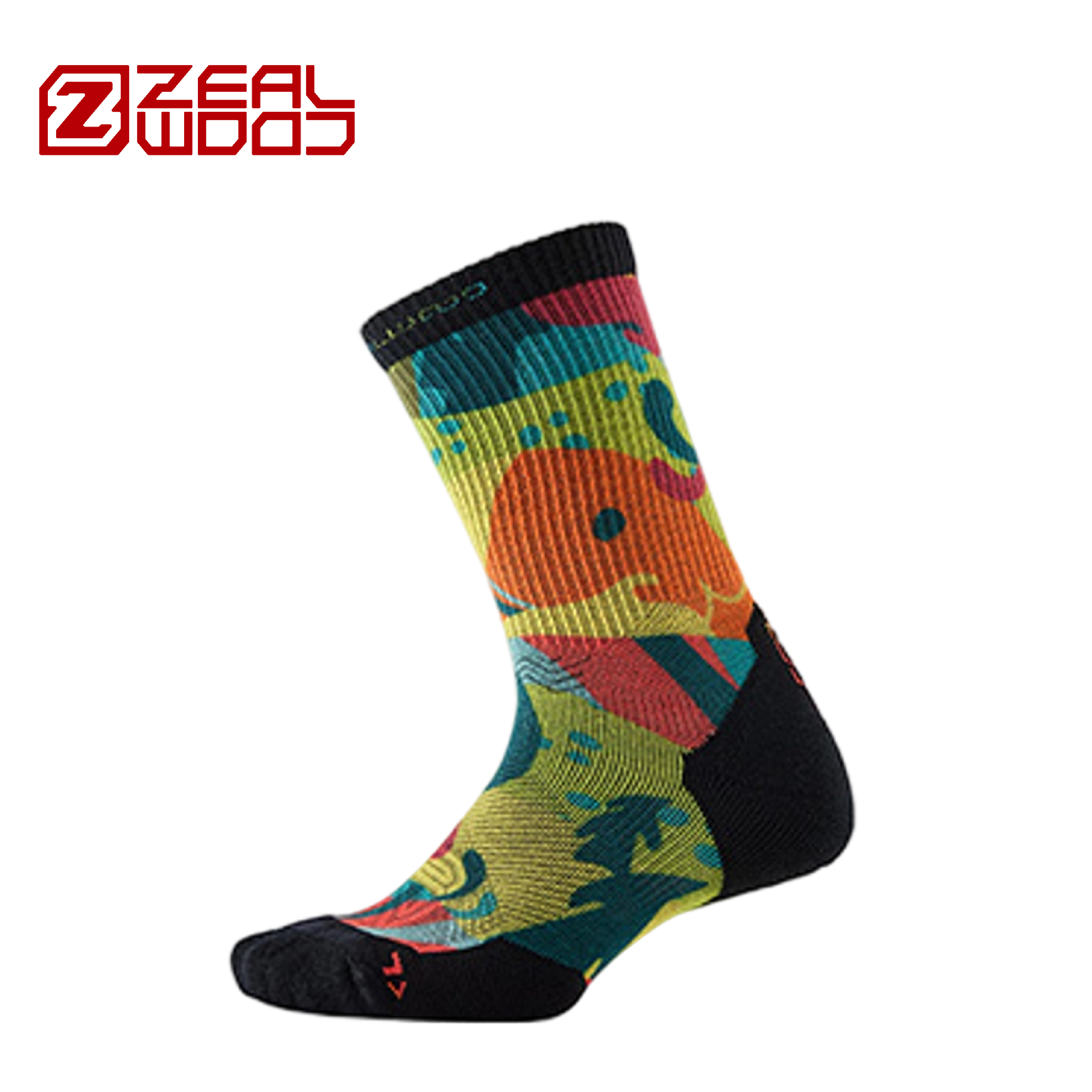 ZEALWOOD 賽樂 美麗諾羊毛印花中筒襪 (5色) 44PCZ23113