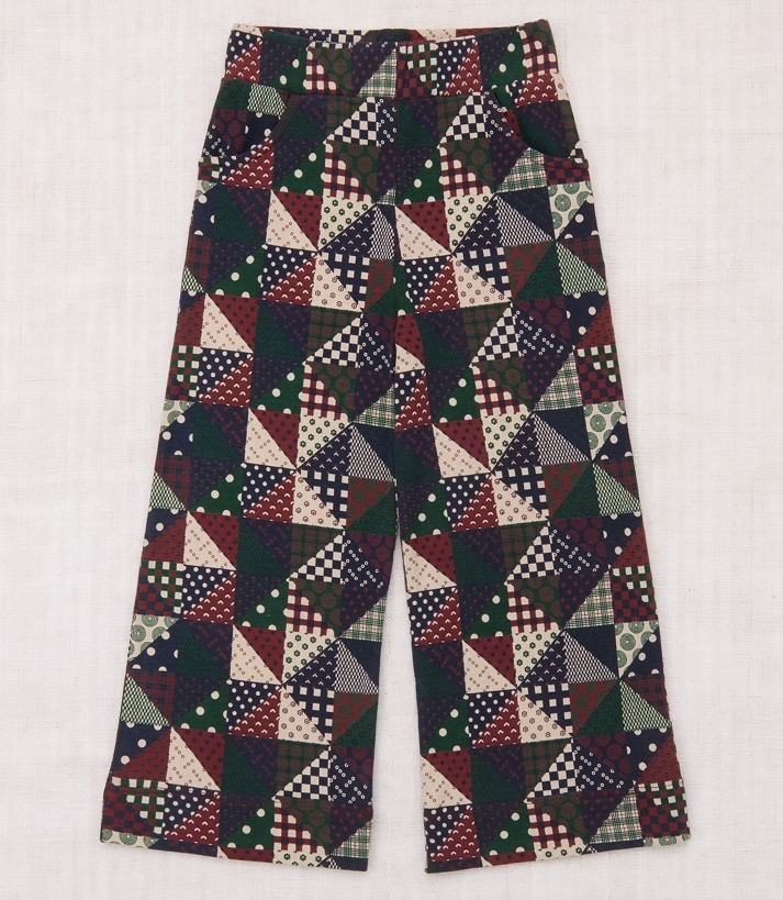 Misha & Puff 三角形拼接長褲 A-Pant - Madder Root Patchwork