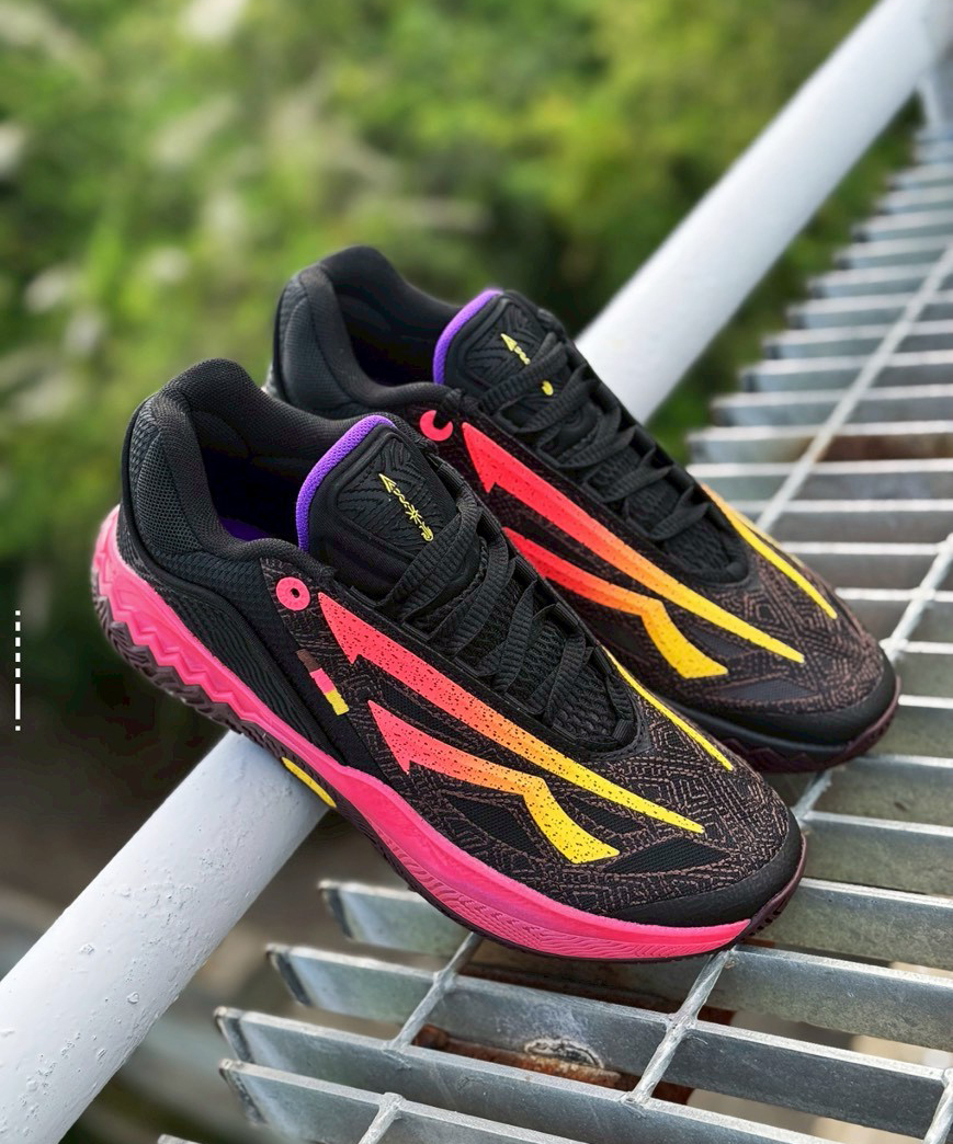 <連線代購商品>男鞋 ANTA KAI SPEED 2 火炎 黑紅黑橘 耐磨 實戰鞋 籃球鞋【912541114S-4】歐文2