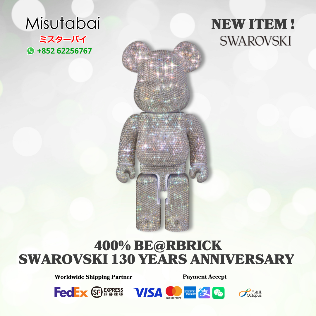 400% BE@RBRICK Swarovski 130 Years Anniversary