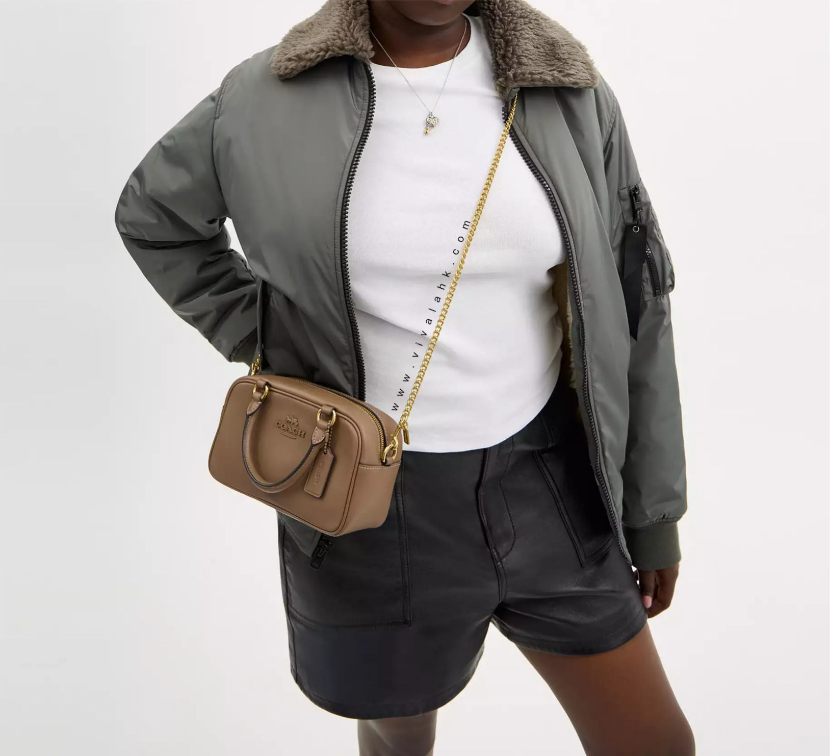 Coach - 金屬鏈條長帶 (31126)