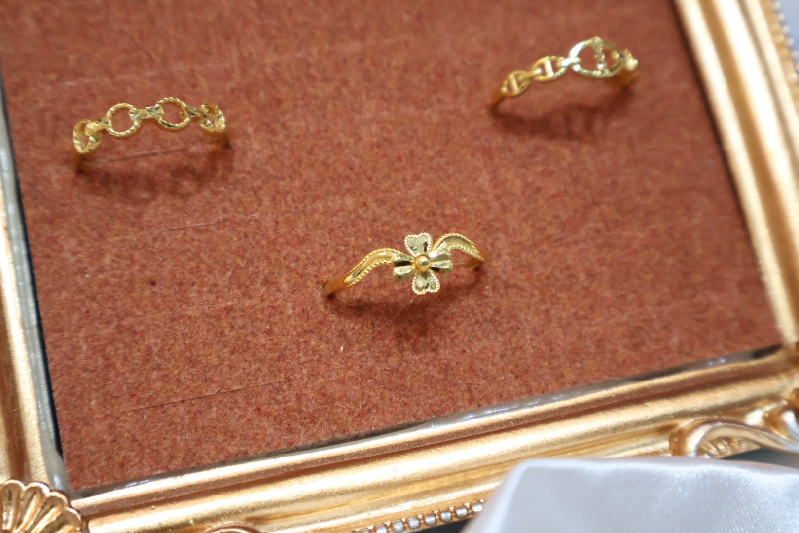 幸運小花金戒（四葉意象）