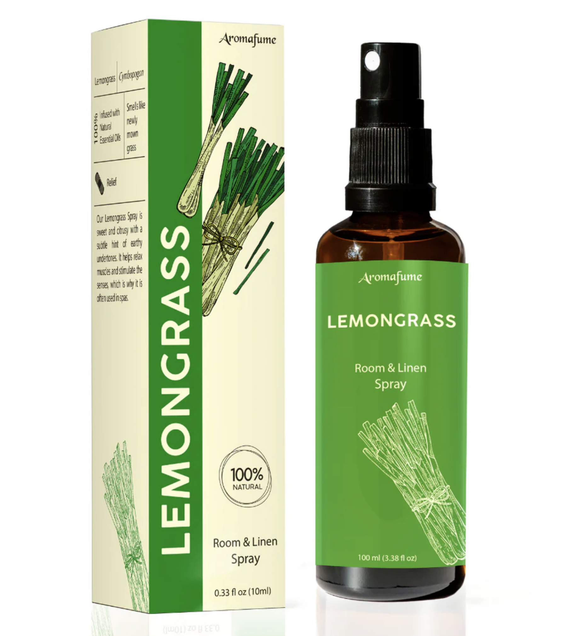 [預訂] *大約6星期到貨* Aromafume - Lemongrass Natural Room & Linen Spray K162 (1027live)