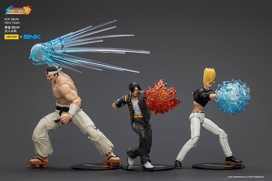 JOYTOY 1/18 拳皇 98UM KOF98 - 草薙京/大門五郎/二階堂紅丸 (Set) (現貨)