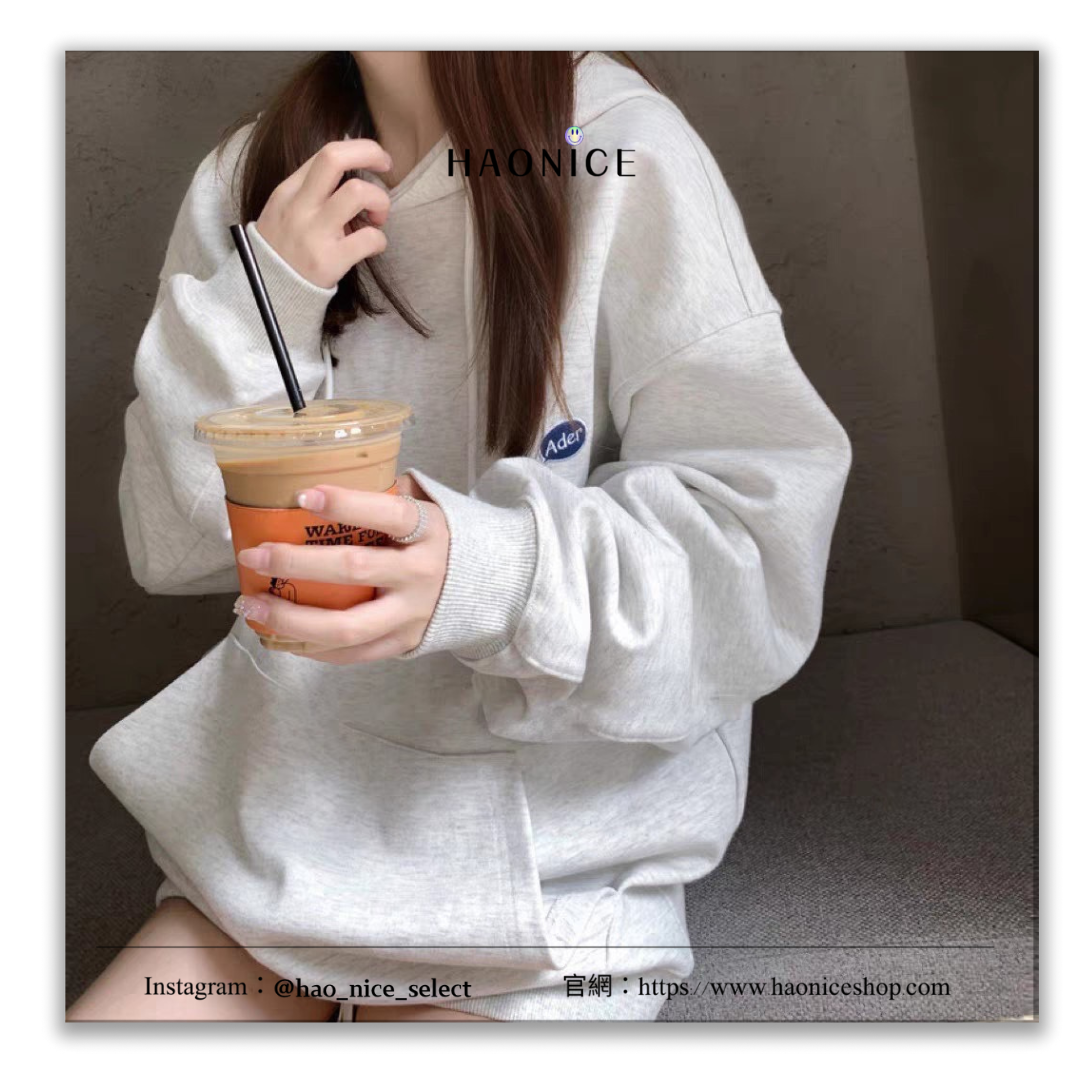 【HAO NICE 】 100%韓國🇰🇷正品 ADER ERROR SMALL  25FW 秋冬新款❄️設計感可愛卡通人物 素色帽T❤️