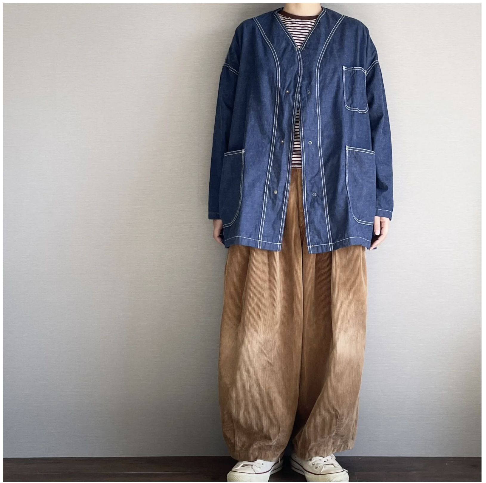 NUU GARMENT Balloon pants 純棉燈芯絨 / Brown