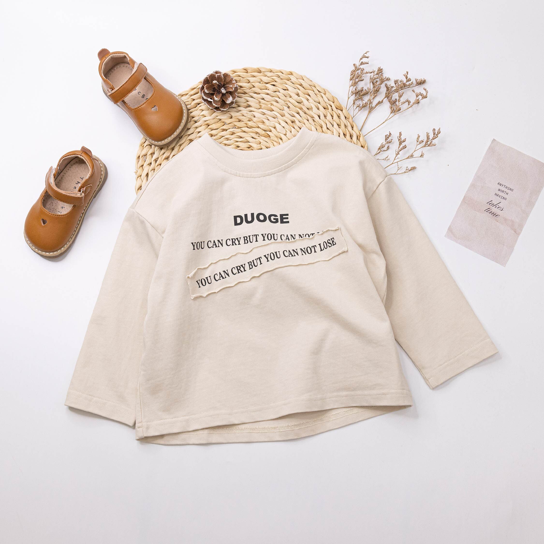 【H55608】街頭潮流英字上衣