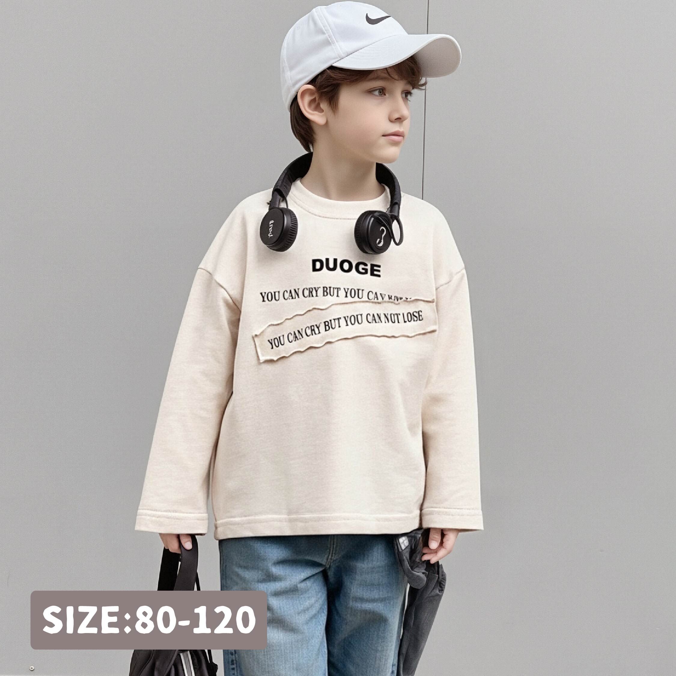 【H55608】街頭潮流英字上衣