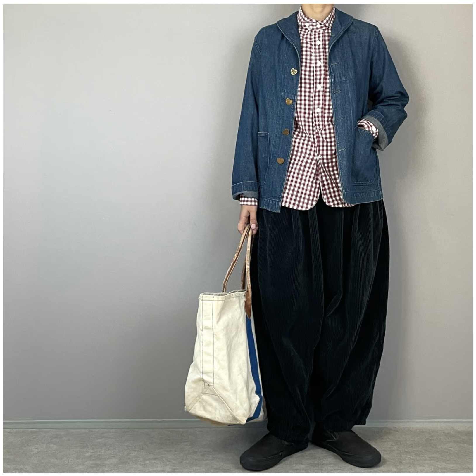 NUU GARMENT Balloon pants 純棉燈芯絨 / Black
