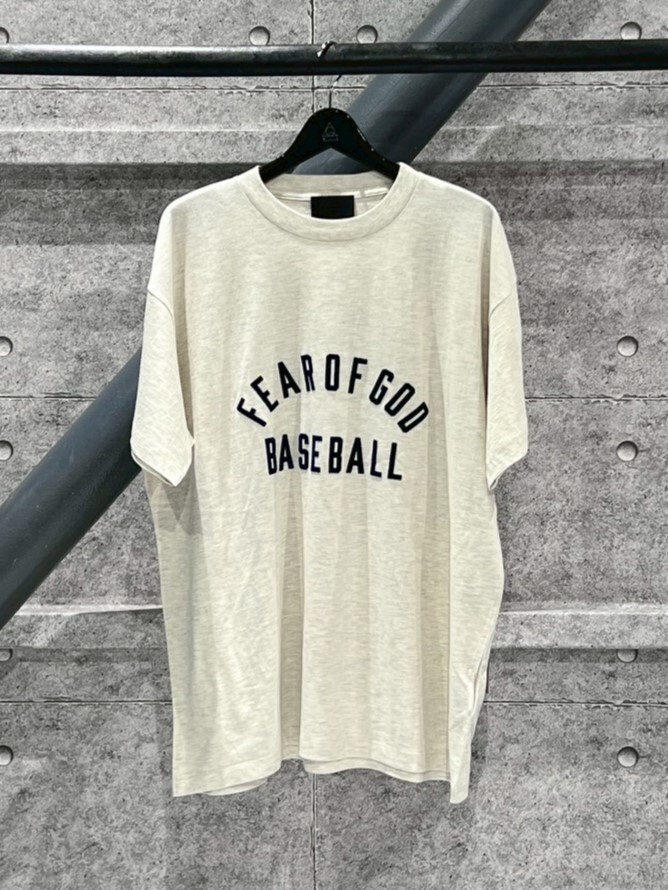 FEAR OF GOD 主線 Baseball植絨字體 短袖 T