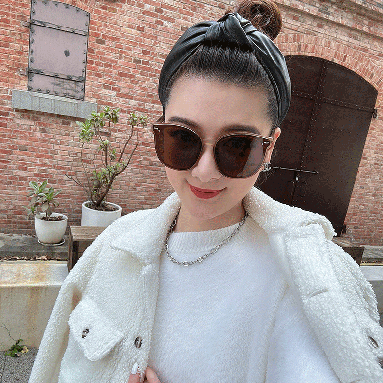 圓框貓眼太陽眼鏡