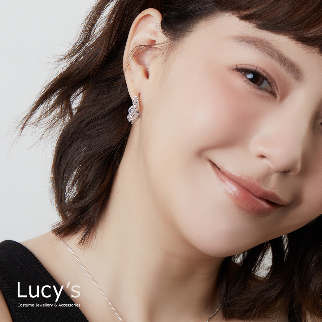 鋯耀C型 耳環 (二色) (122253/122254)