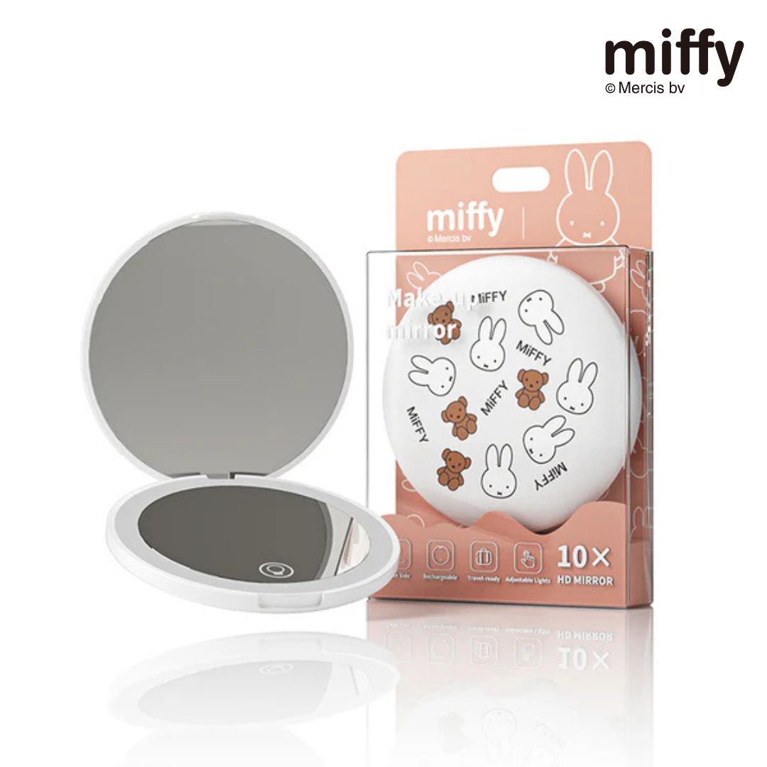 現 貨 (由倉庫直出)丨miffy 便攜式 LED 化妝鏡🐰