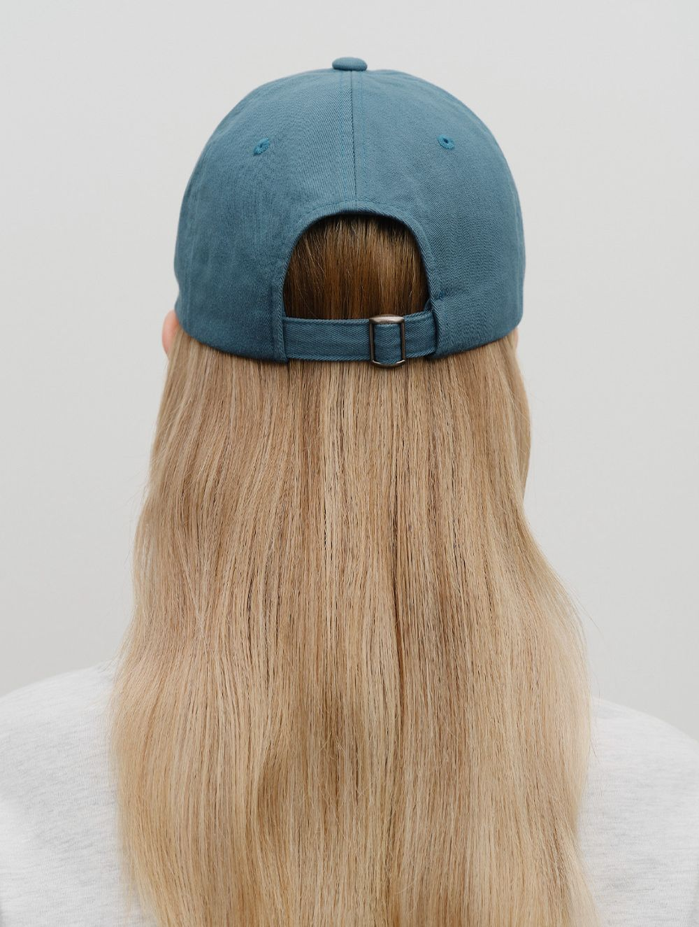 MARITHÉ FRANÇOIS GIRBAUD LETTERING LOGO BALL CAP (Stone Blue)