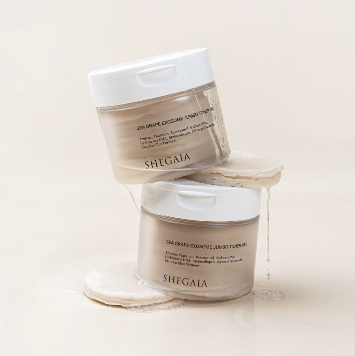 SHEGAIA 海葡萄外泌體巨型化妝水棉片/50片
