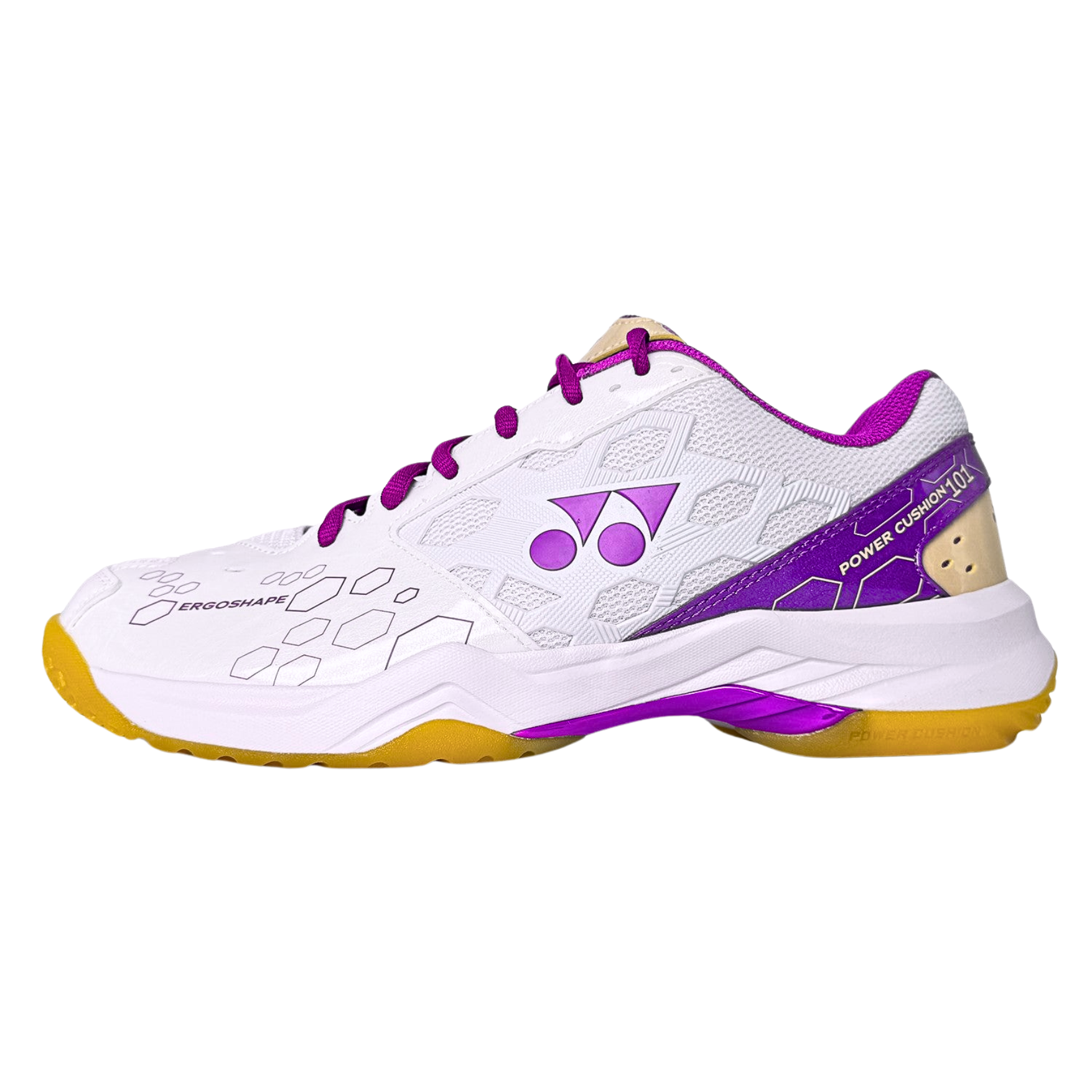 YONEX POWER CUSHION 101 SHB101CR 羽毛球鞋 白紫色