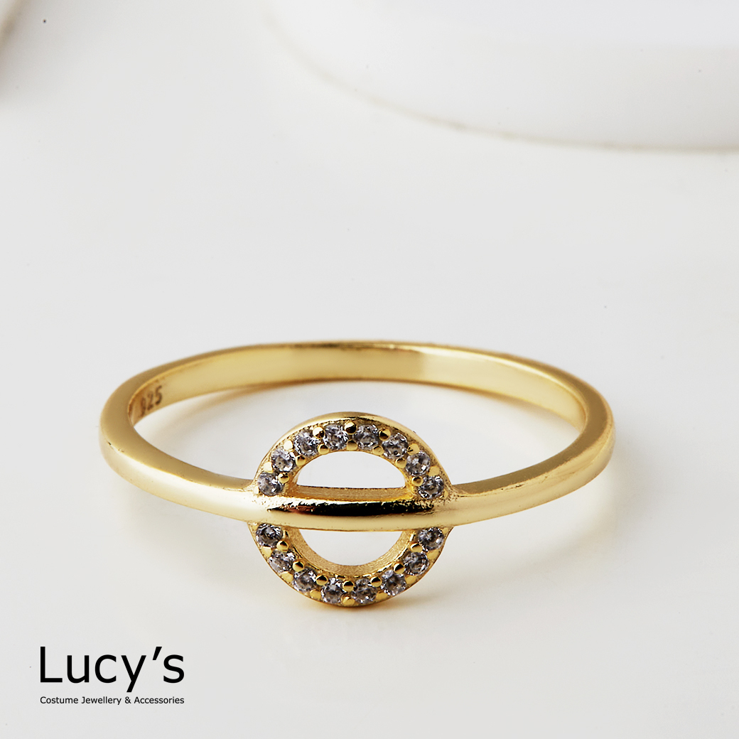 925純銀 縱線幾何 戒指 (二色) (124601/124603)