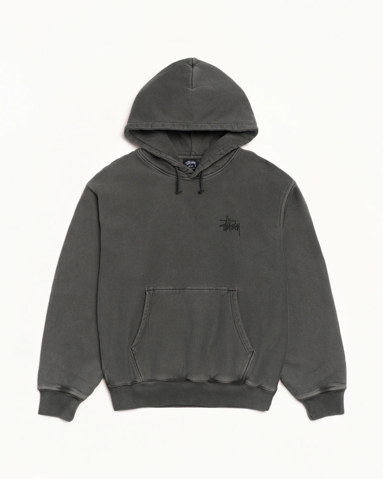 "代購" Stussy 25FW BASIC STÜSSY HOODIE PIGMENT DYED 帽T 基本款 水洗
