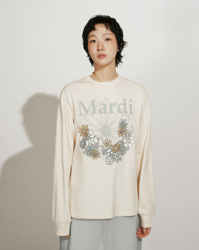 【預購】Mardi AKR102702 FLOWERMARDI JARDIN 長袖上衣