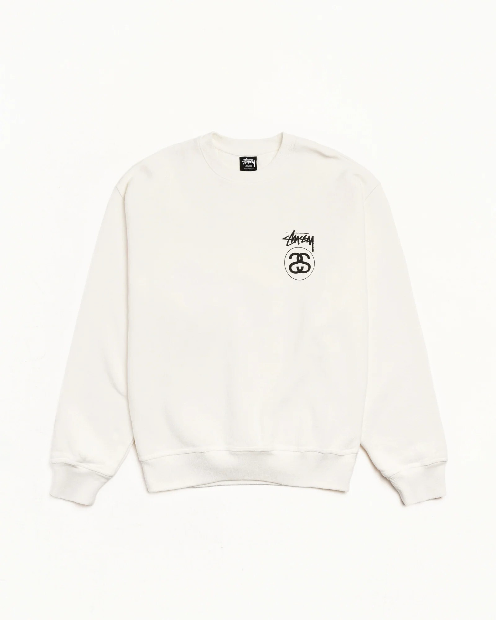 "代購" Stussy 25FW STOCK LINK CREW PIGMENT DYED 水洗 雙S 大學T