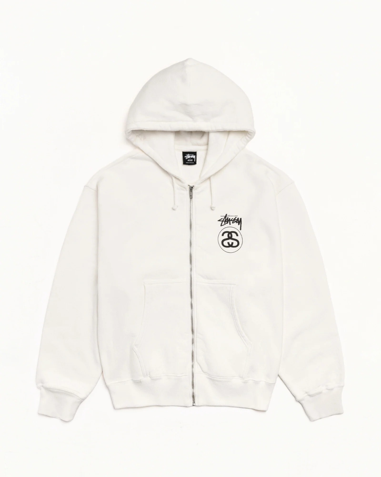 "代購" Stussy 25FW STOCK LINK ZIP HOODIE PIGMENT DYED 連帽外套 雙S 水洗