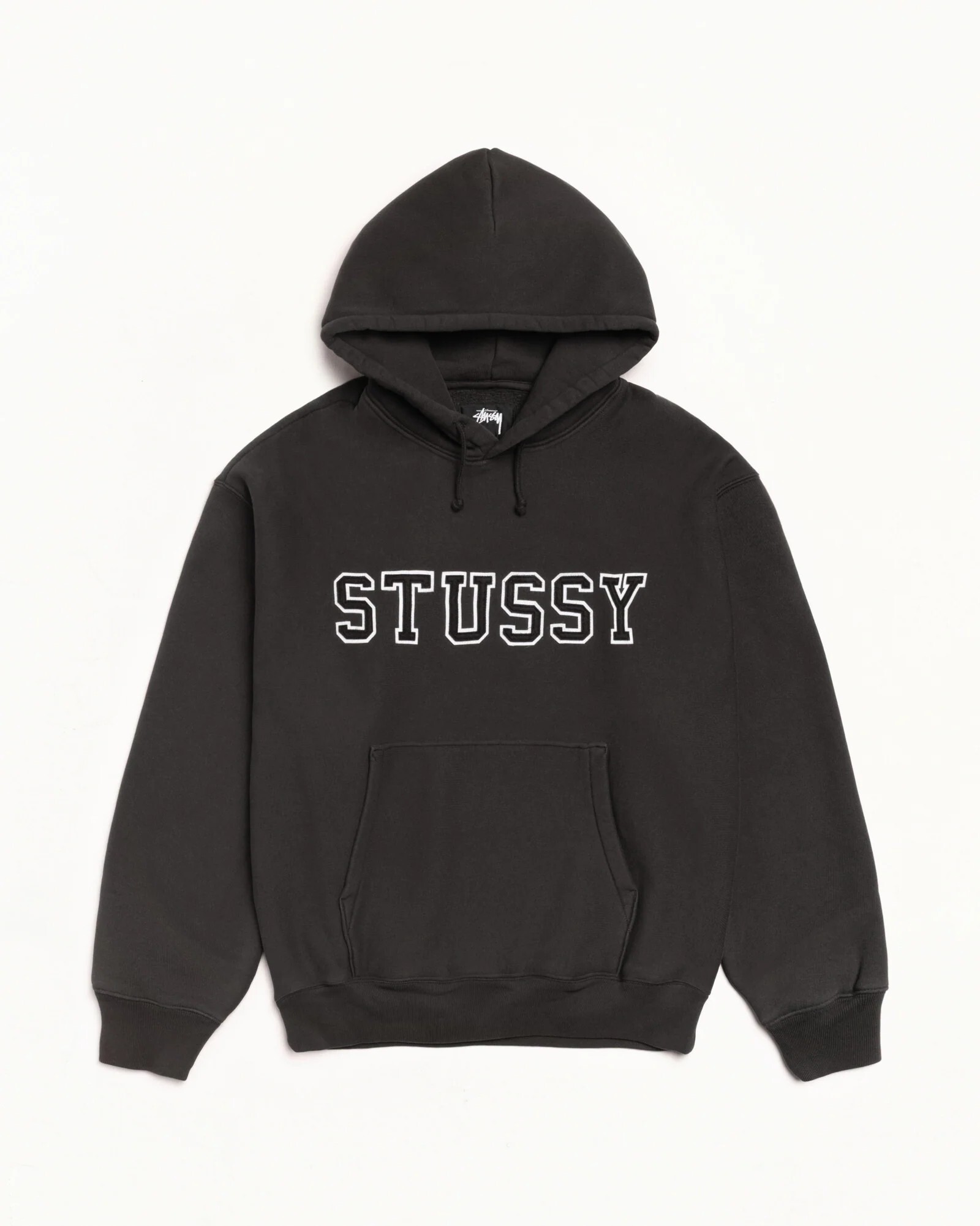 "代購" Stussy 25FW FELT APPLIQUE HOODIE 基本款 Logo 電繡 帽T