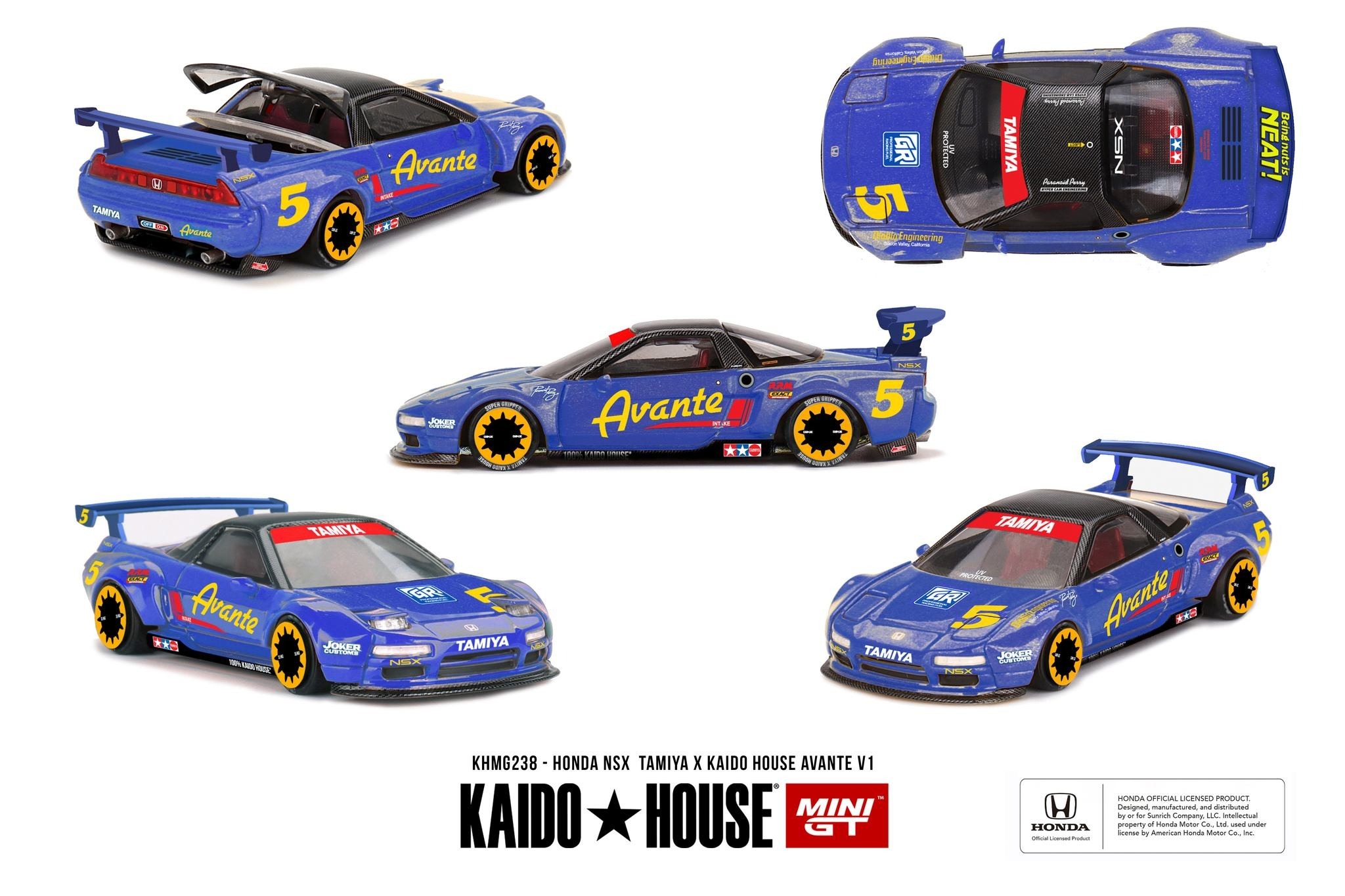 [預訂] Mini GT x Kaido House Honda NSX TAMIYA x KAIDO HOUSE "AVANTE" V1